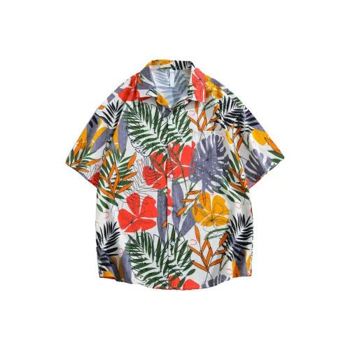 CLOR Бордоский красный Унисекс Рубашки