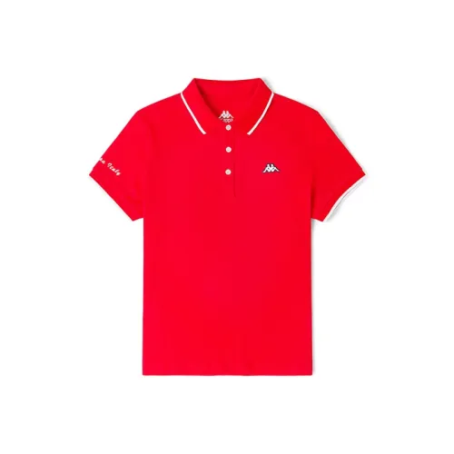 KAPPA Красный 553 Унисекс Поло