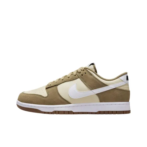 Nike Dunk Slip Resistant Abrasion Resistant Низкие Кроссовки для скейтбординга Мужские Бежевые Коричневые