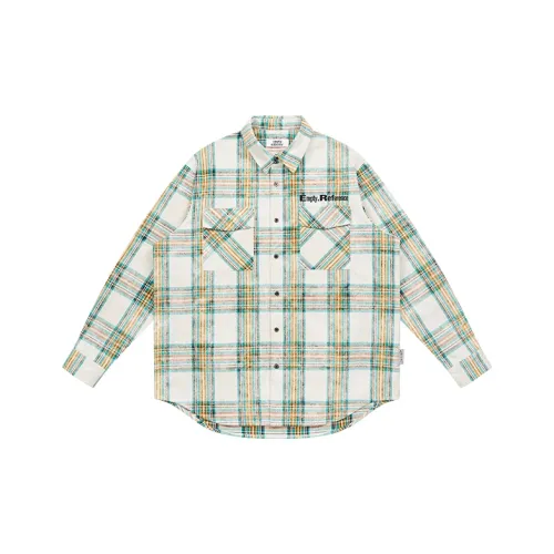 EMPTY REFERENCE Рубашка Унисекс Зеленый