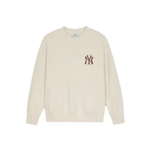 MLB Monogram Нью-Йорк Янкис Темный крем Унисекс Свитшоты