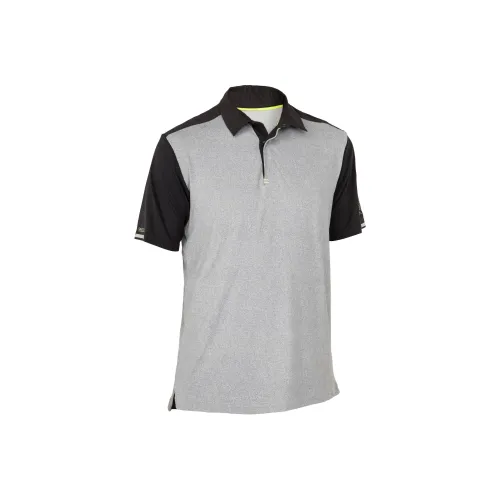 DECATHLON Поло Мужское Серое Черное