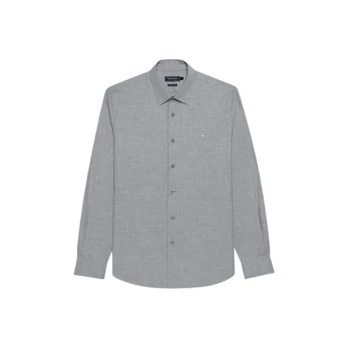 TREK TRAVEL Рубашка Мужская Светло-Серый