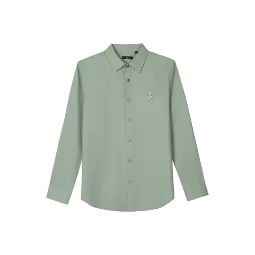LIU·JO UOMO Зеленый Мужской Рубашки