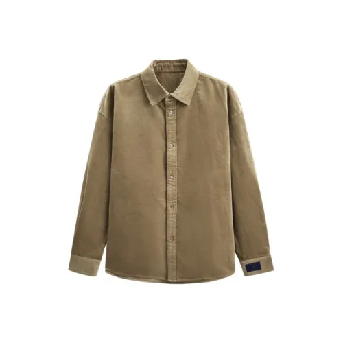 GXG Хаки Мужские Рубашки