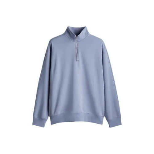 H M Толстовка Мужской Светло-Синий