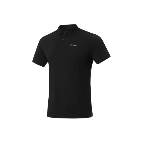 LINING Fitness Series Мужская черная поло