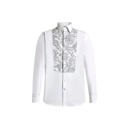 ETRO Белые Мужские Рубашки