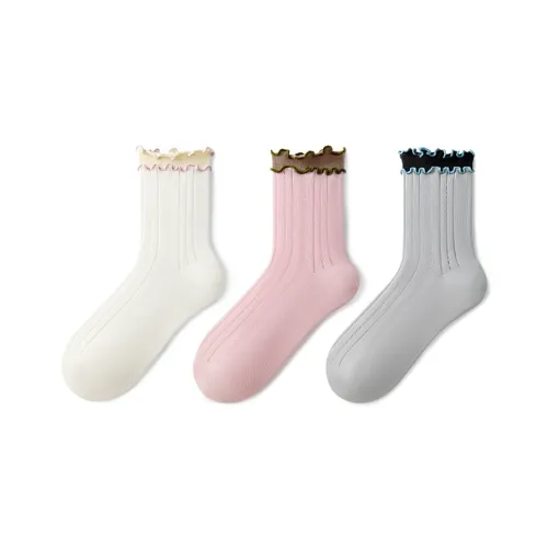 PRIMEET Носки Crew Женские Combo Set