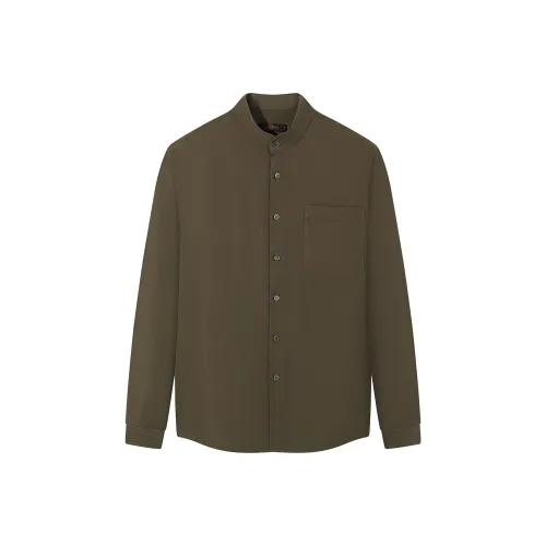 Seven Армейские зеленые мужские рубашки