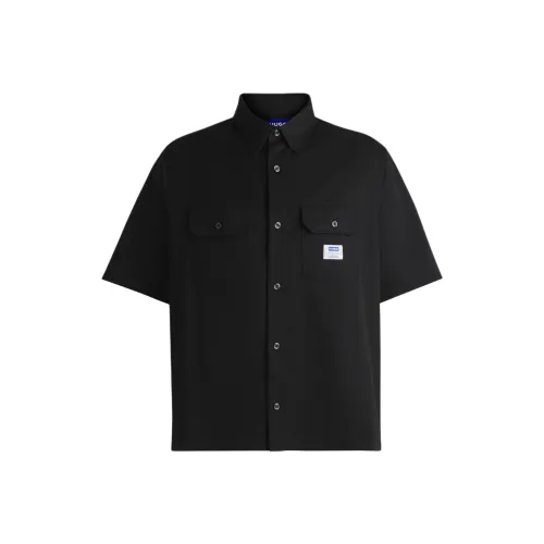 Hugo Boss Мужские Черные Рубашки