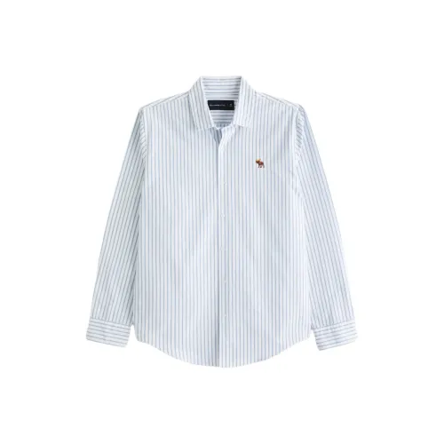 Abercrombie＆Fitch Рубашка Мужская Светло-Синяя