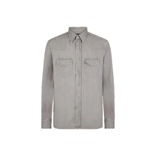 TOM FORD Серые Мужские Рубашки