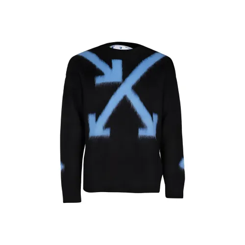 Off Белый SS21 Черный Мужские Свитера