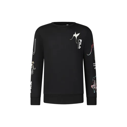 FILA Темно-черный Мужской Свитшот