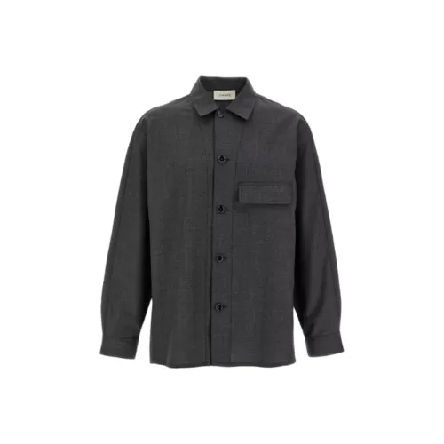 Lemaire Серые Мужские Рубашки