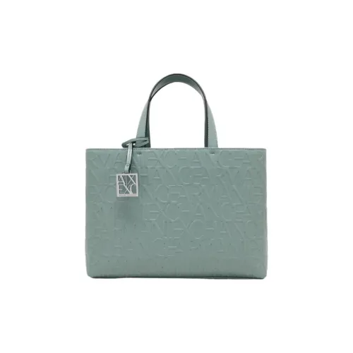 ARMANI EXCHANGEAE Полиэстер Тоут Сумка Сумка для покупок Сумка на плечо Сумка Маленькая Женская Шалфейно-зеленая