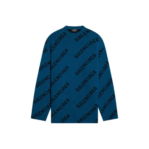 Balenciaga Мужские Синие Свитера