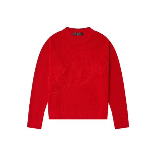 VERSACE Red Men's Sweaters VERSACE Красные Мужские Свитера
