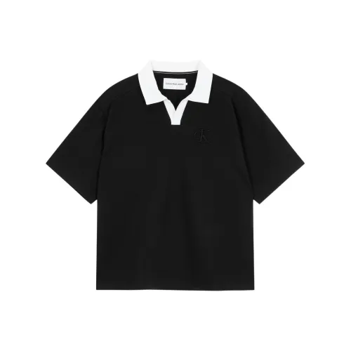 CALVIN KLEIN Поло Мужское Черное