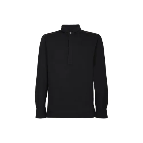 Ermenegildo Zegna Черная мужская поло