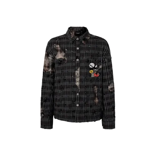 ROCAWEAR Черные Унисекс Рубашки