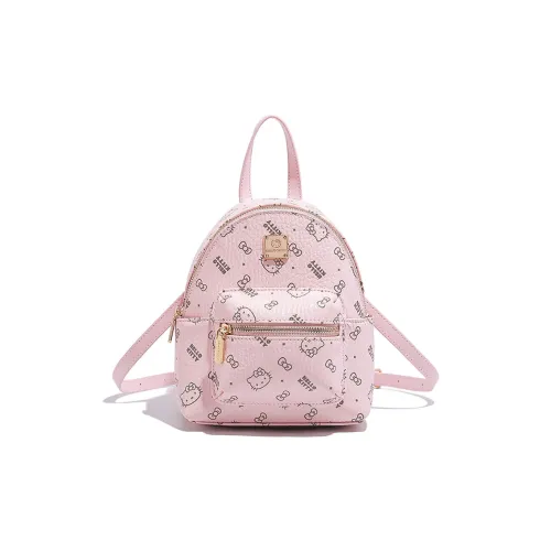 Sanrio Kitty Hello Kitty Коллаборация ПУ (полиуретан) Рюкзак Женские Многоцветный