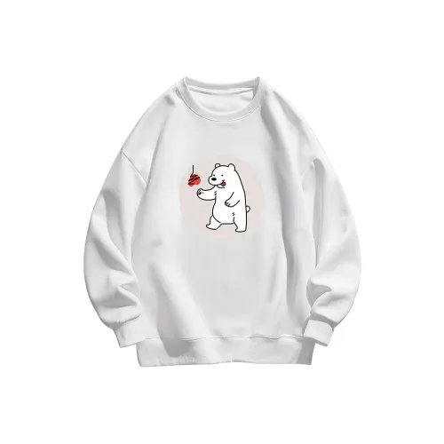 Белый медведь Унисекс Свитшоты
