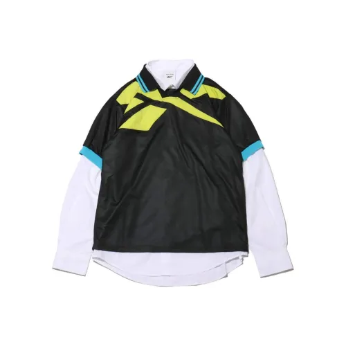 Reebok Botter Co Фирменный черный Унисекс Поло