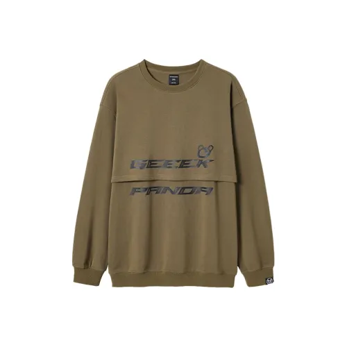 WAYNEXZAVIER Серый Зеленый Мужской Свитшот