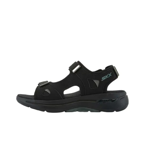 Skechers Go Walk Arch Fit Пляжные сандалии Мужской Черный