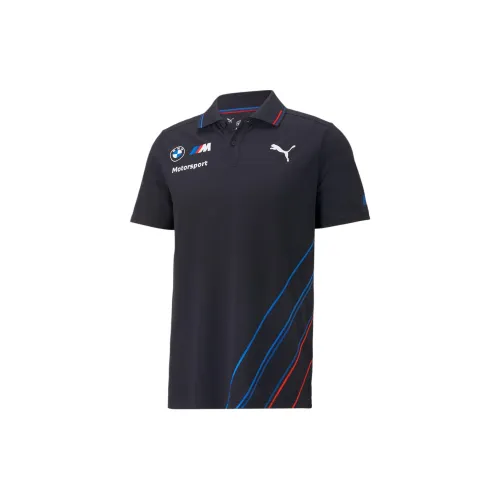 PUMA BMW M Motorsport Команда Поло Мужское Черное