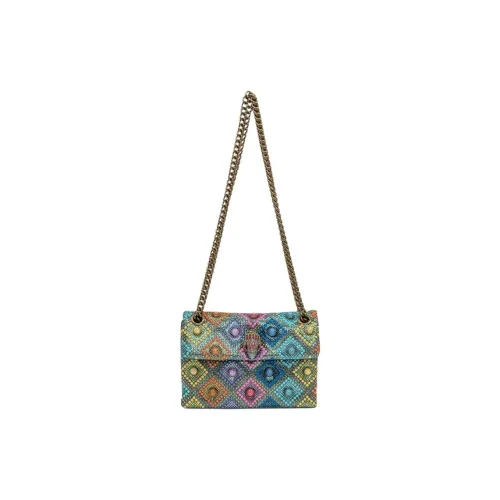 Kurt Geiger London Kensington Стекло Сумка через плечо Мини Женская Бирюзовая