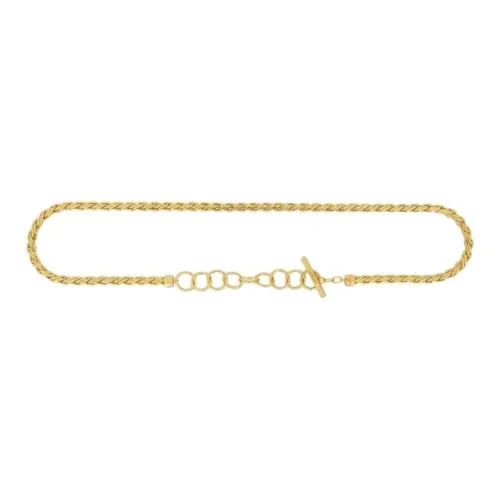 SAINT LAURENT Латунные цепочки для талии женские золотистый ширина корпуса 1 см