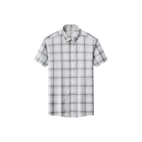 Francesco Totti Рубашка Мужская Серая Клетка