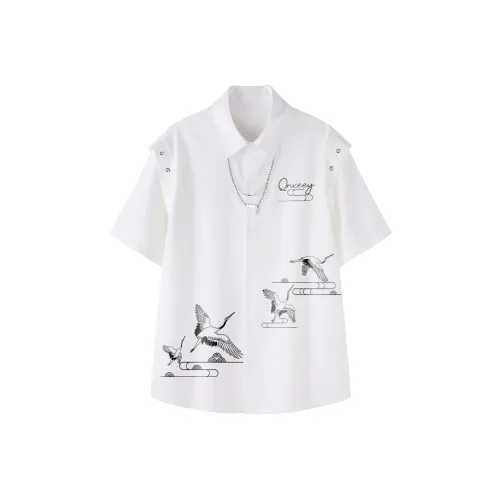 Qnxeey Унисекс Рубашки