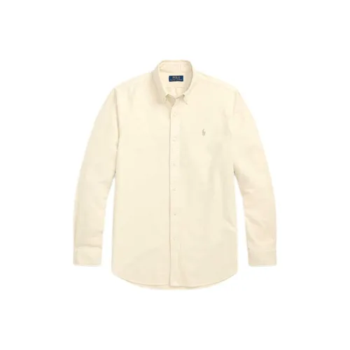 Polo Ralph Lauren SS25 Рубашка Мужская Естественный Бежевый