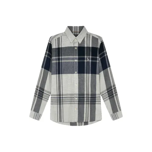 HAZZYS Длинный рукав мужская рубашка