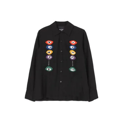 Yohji Yamamoto NOMA T.D. Co Branded Edition Черные Унисекс Рубашки