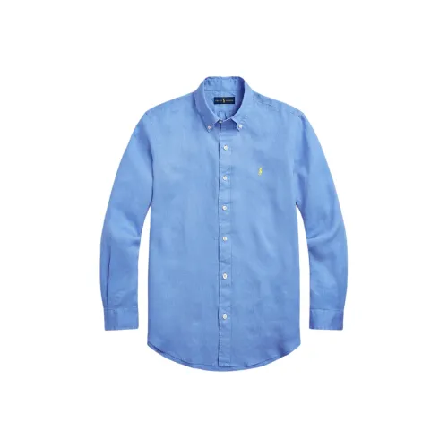 Polo Ralph Lauren Рубашка Мужская Светло-Синяя