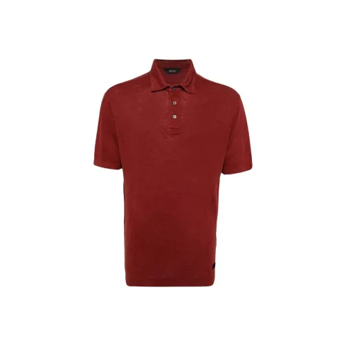 Ermenegildo Zegna Red Men's Polo