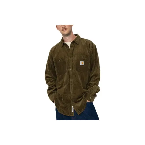 Carhartt WIP FW23 Рубашка Мужская Коричневая
