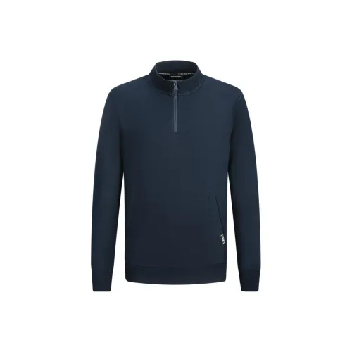 EMPORIO ARMANI FW24 Свитшот Мужской Темно-синий