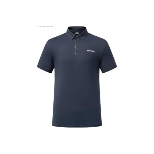 MERRELL SS24 Поло Мужское Черное