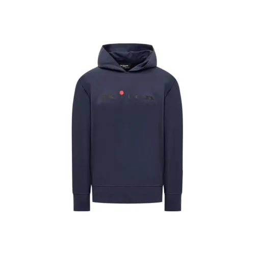 KITON Темно-синие мужские свитшоты