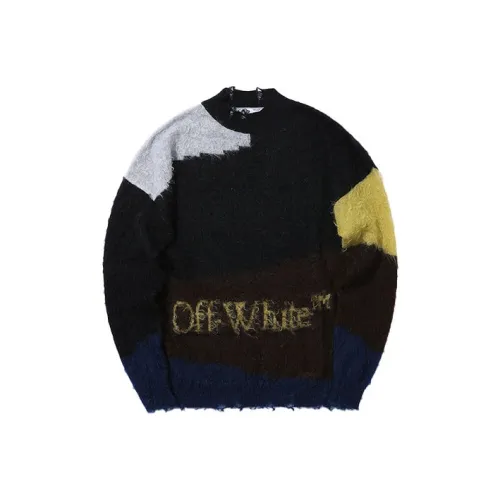 Off Белый FW20 Черный Мужские Свитера