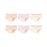 6 пар (Розовый креветка 2 + Розовый 2 + Кожа 2)