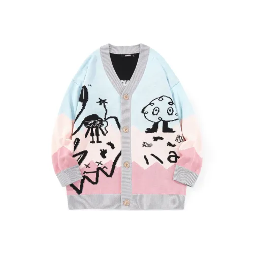 GENANX Голубой и розовый Унисекс Свитеры