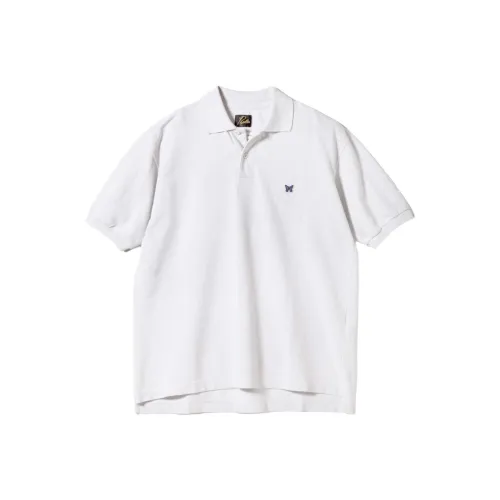 Needles x ONLINE SS24 Поло Унисекс Белый