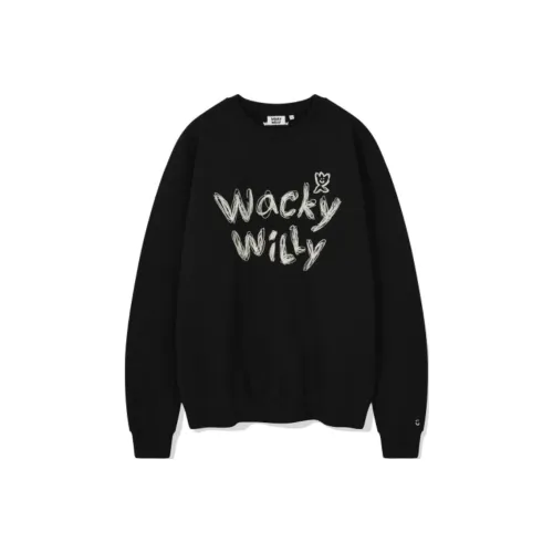 Wacky Willy Черный Унисекс Свитшоты
